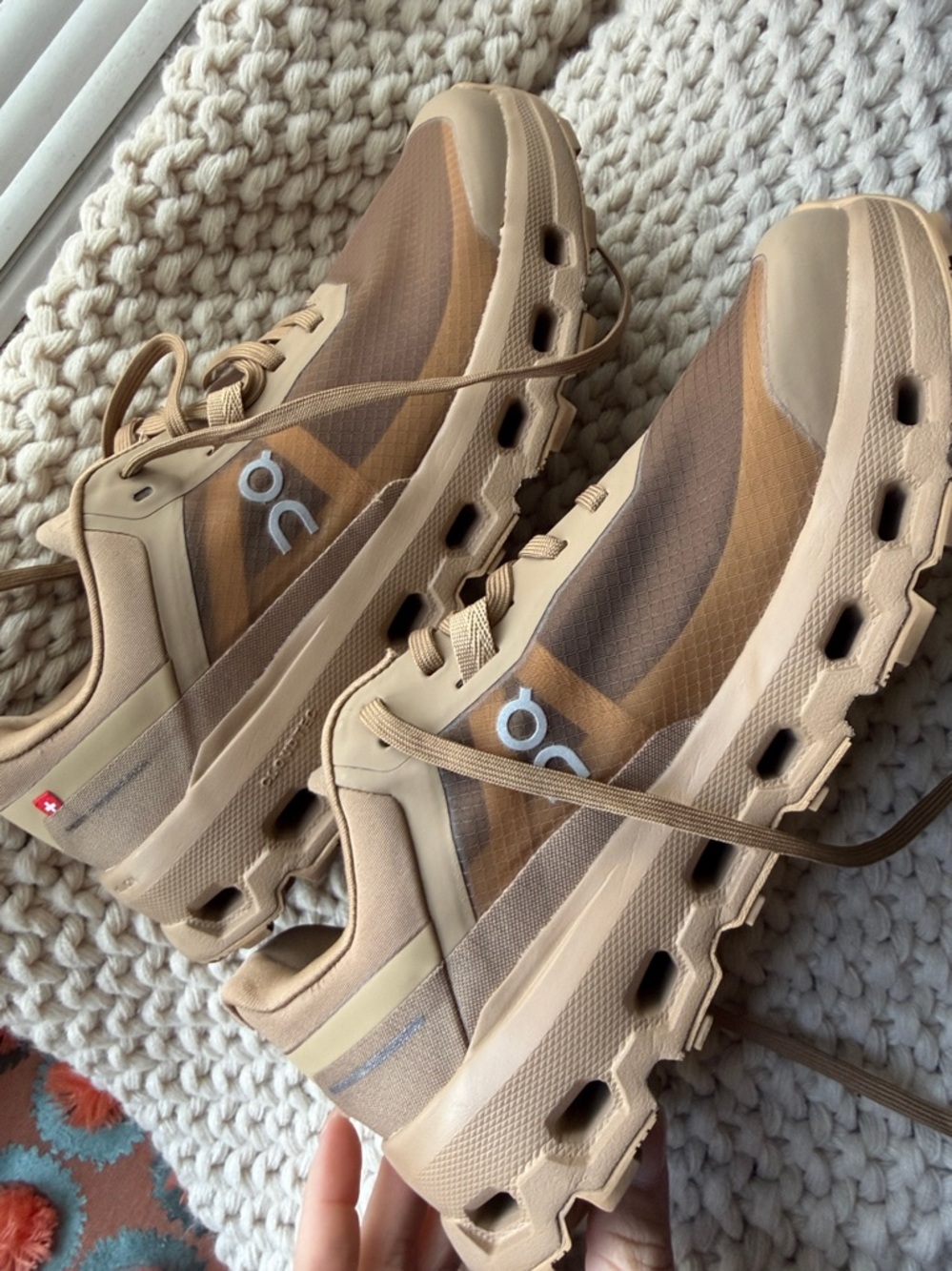 On Running Brown/Tan Cloud Runner Athletic Shoes - Picture 9 of 9